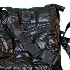 Pajar Shiny Black Quilted Bag